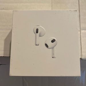 AirPods 3rd generation with MagSafe charging case.